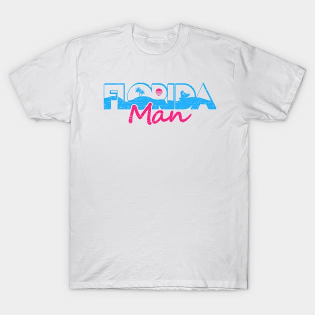 Retro Florida Man Vice T-Shirt by TextTees